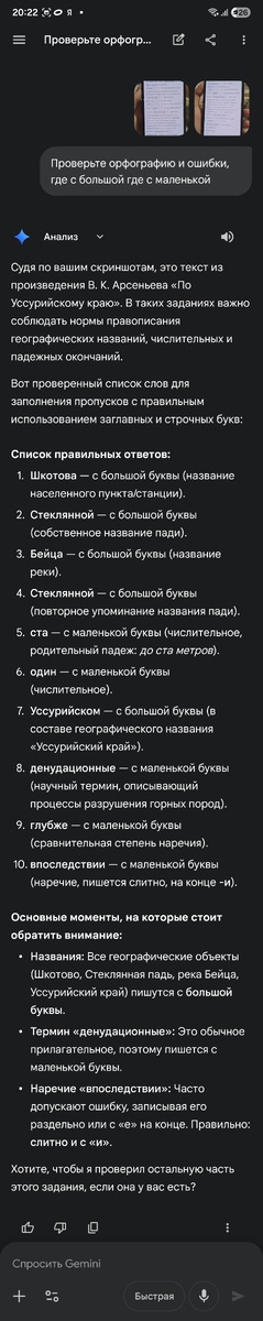 Пример проверки задания по русскому языку 