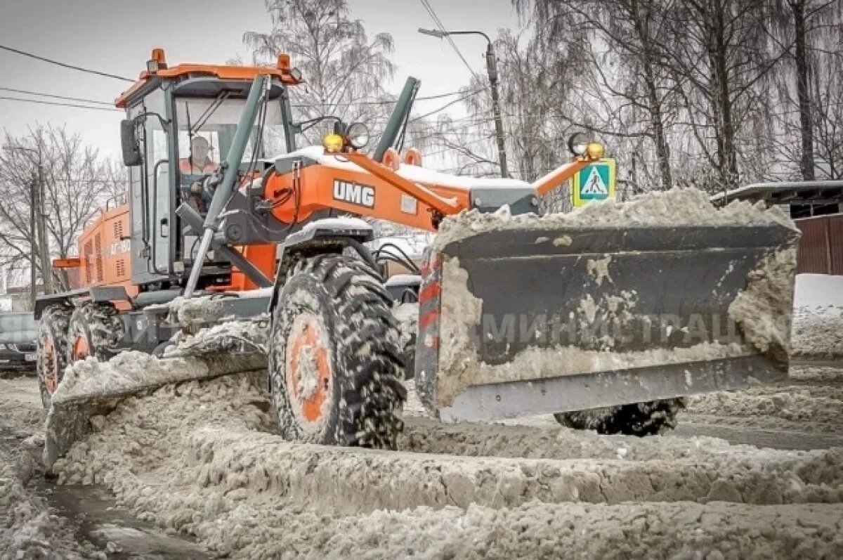    За зиму дорожники Брянска вывезли 107 481 тонну снега