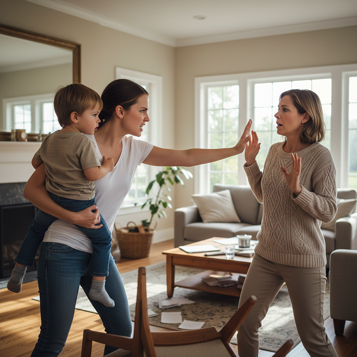    Кому молиться, если дочь после развода отвернулась от родных и отвергает своего ребенка? К кому можно обратиться с такой бедой?