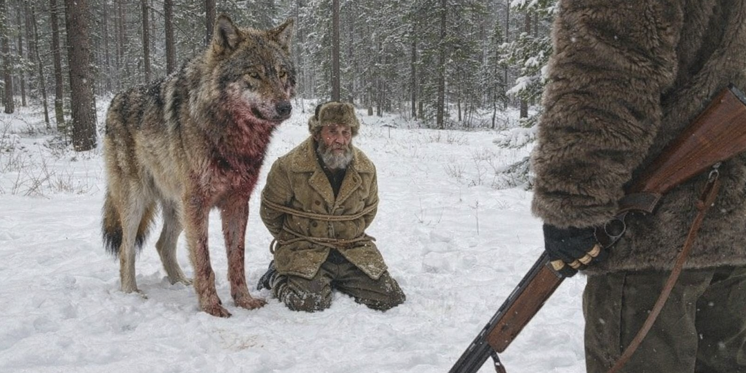 Бандиты бросили старика и волка в ледяное ущелье умирать. Они не знали, что сигнал уже ушёл