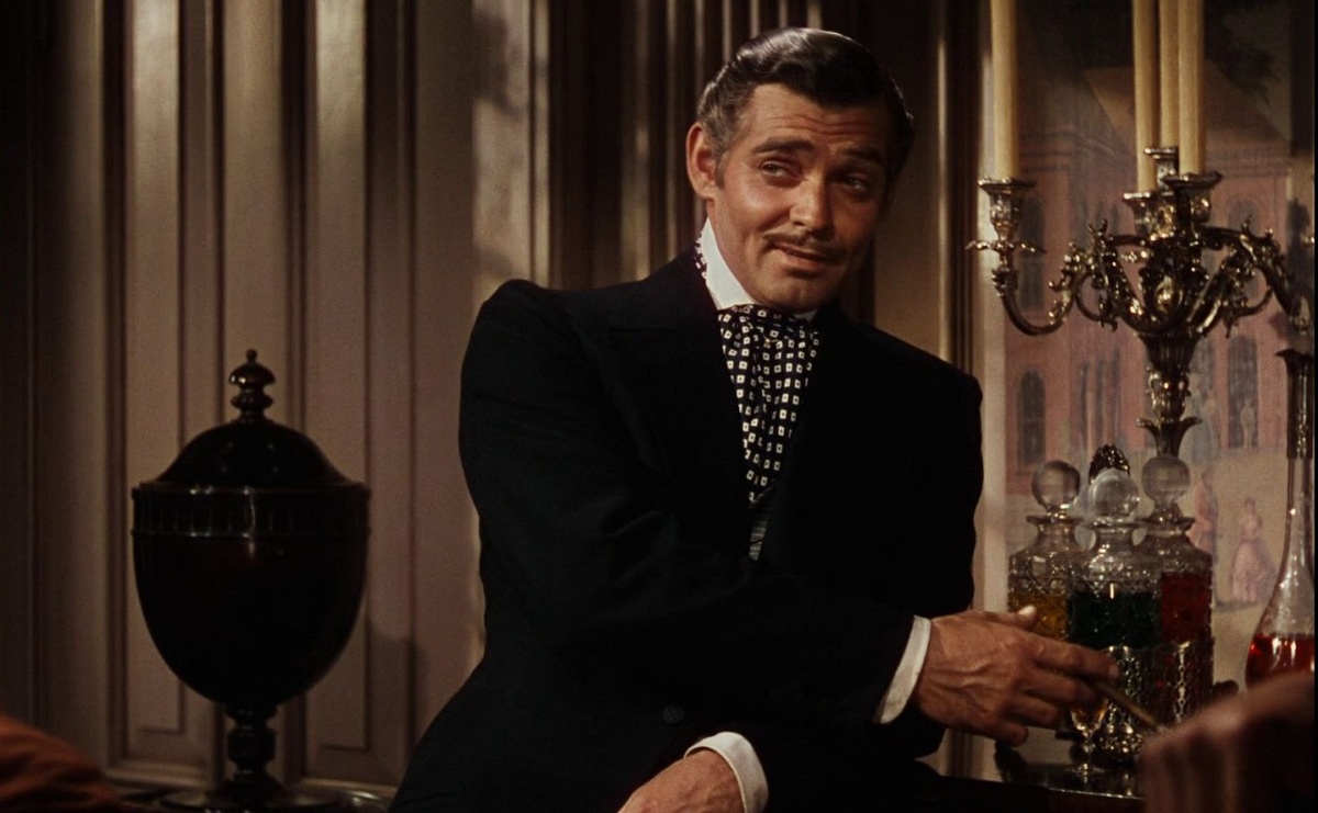 Кларк Гейбл в роли Ретта Батлера ("Унесенные ветром", 1939 г)