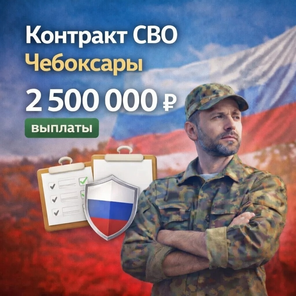 Сколько платят за контракт в Чебоксарах и Чувашии в 2026: 2,5 млн единовременно + от 210 тыс. в месяц