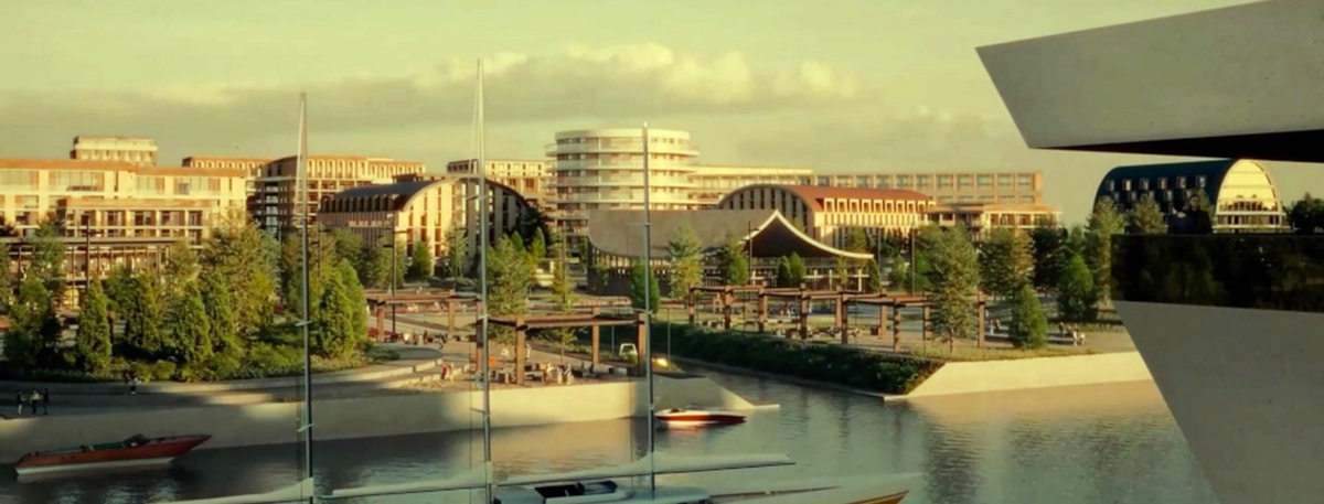    Проект курорта "Санкт-Петербург Марина" в Горской Автор фото: Пресс-служба администрации Петербурга