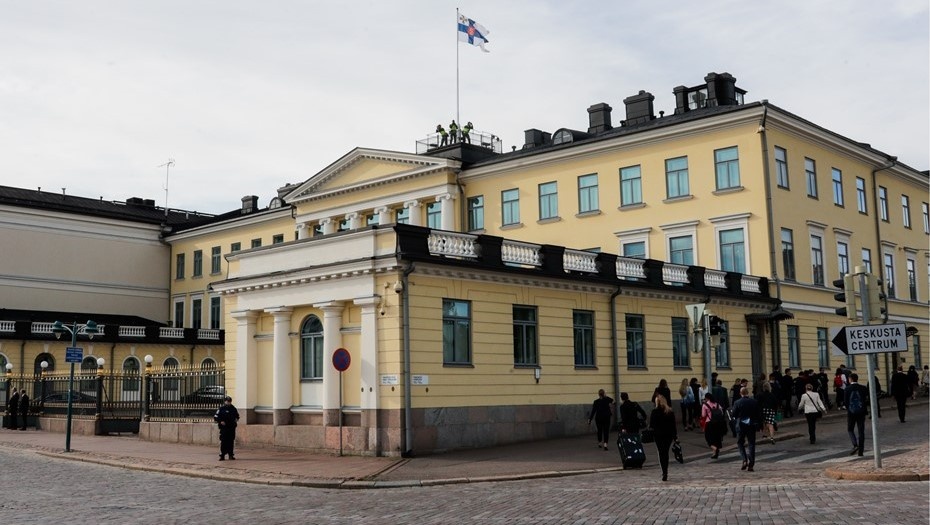    Хельсинки, Финляндия. Вид на Президентский дворец. Автор фото: Михаил Метцель/ТАСС