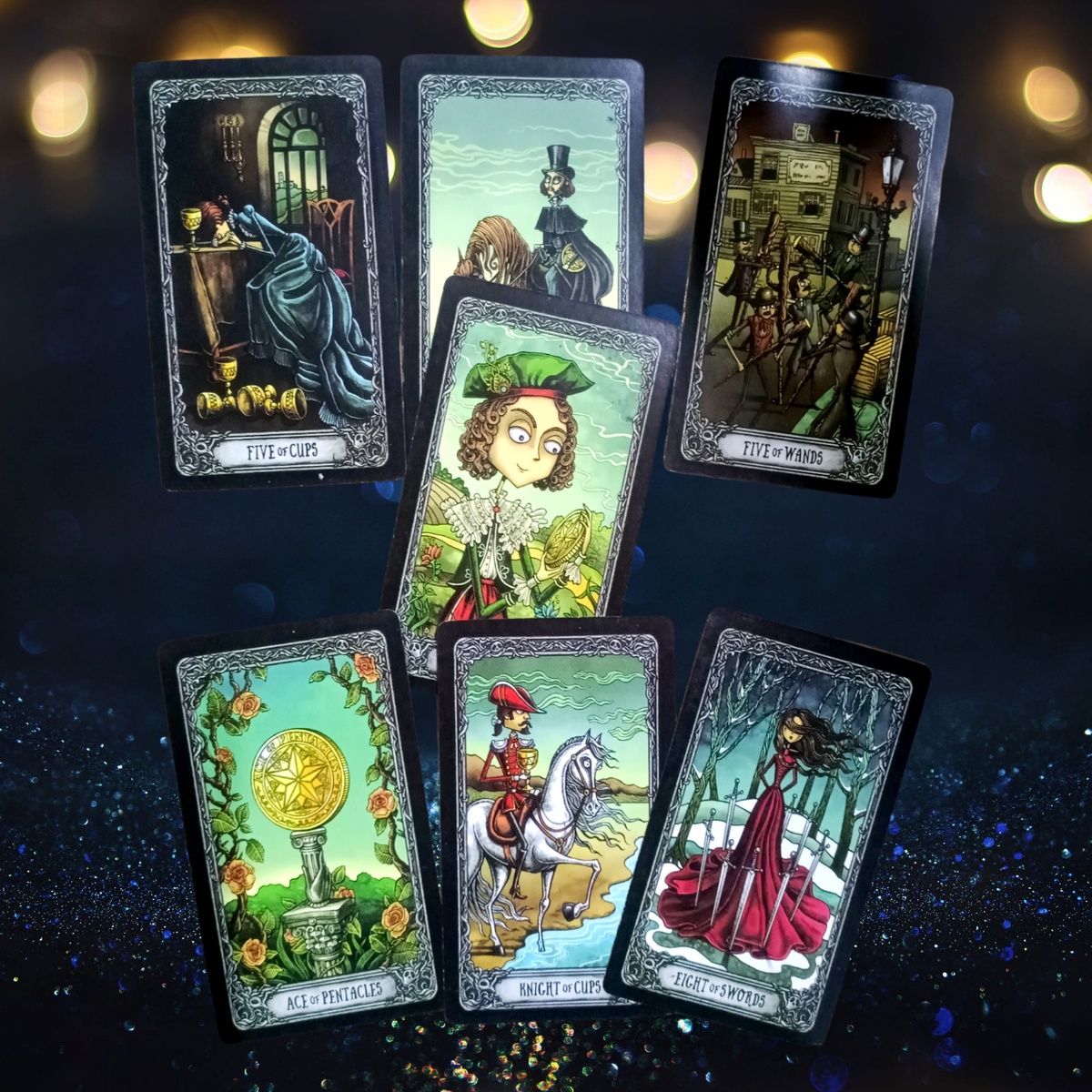 Что же говорят нам каты...о сложном периоде, полным внутренних переживаний и внешних помех, но так де есть зерно нового начинания и эмоционального пробуждения. Действия будут, но они будут на грани... Определяться борьбой между разочарованиями прошлого и осторожными шагами к стабильности.