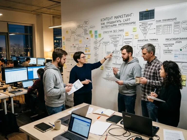    Контент-маркетинг: продвижение сайта с помощью экспертных материалов "Kontenium"
