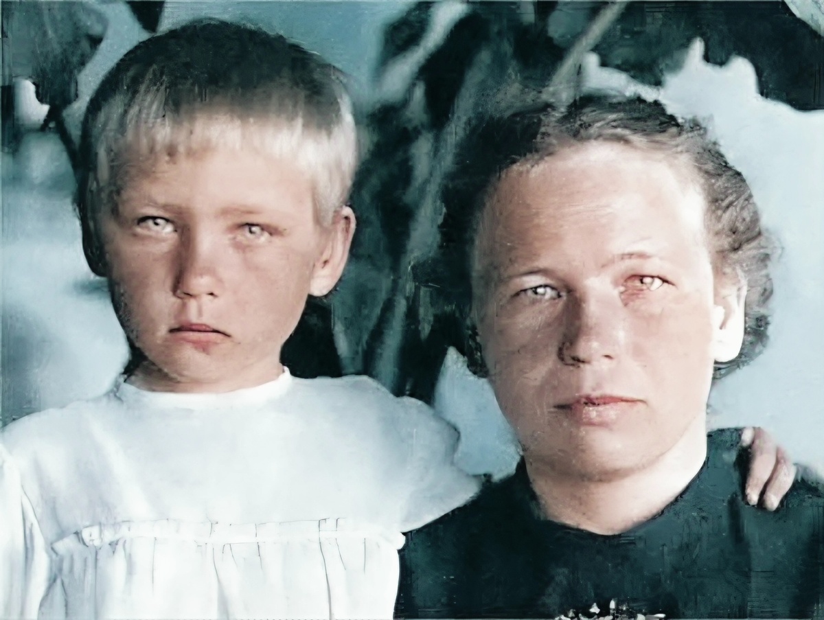 Ия Саввина с мамой.