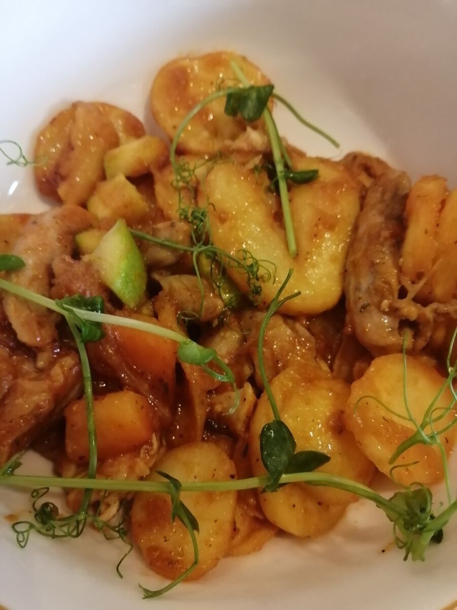 Жаркое с курицей