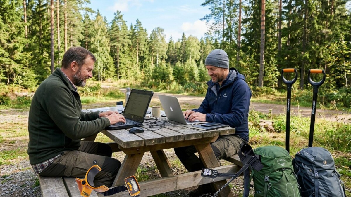 Чат и кладоискатели.