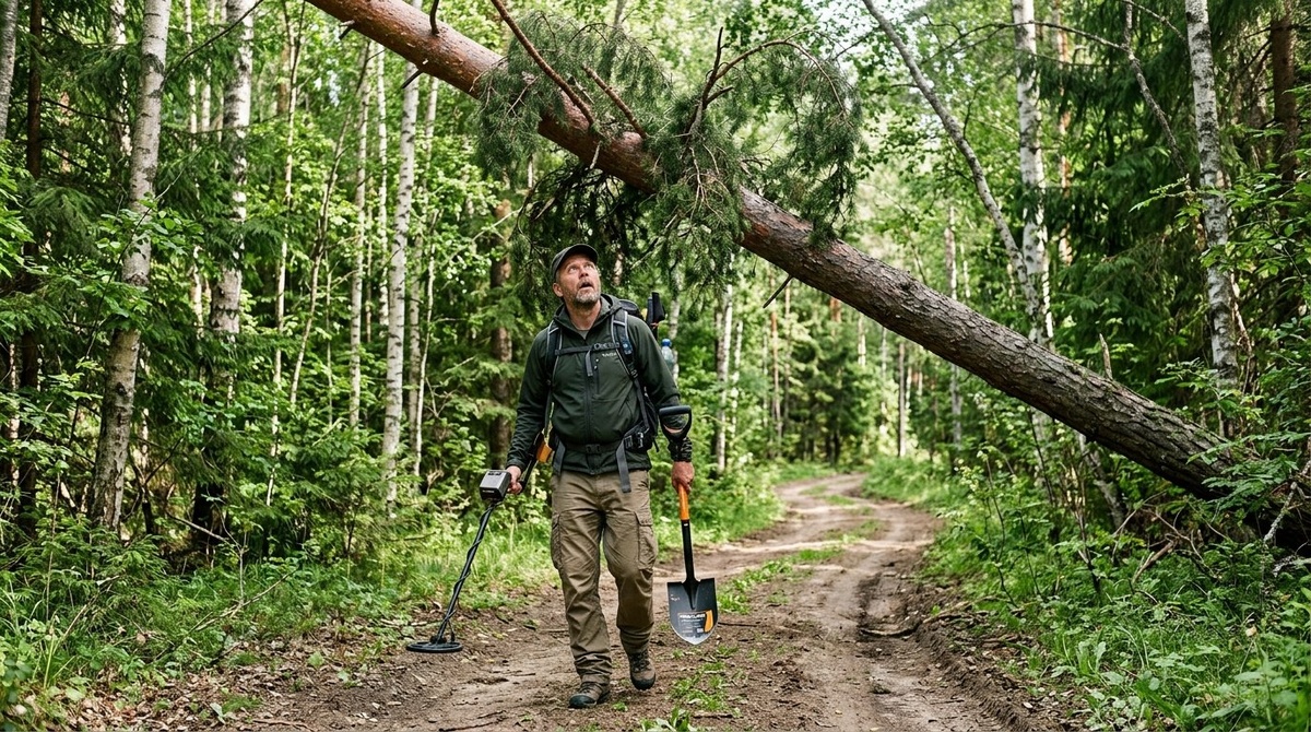 Кладоискатель будь начеку.