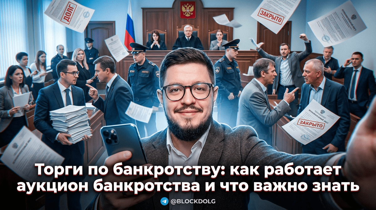    Торги по банкротству: ключевые аспекты и важные моменты Максим