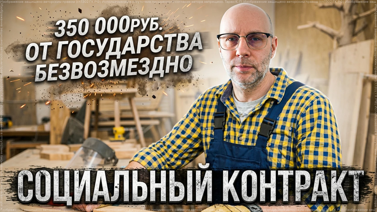 СОЦИАЛЬНЫЙ КОНТРАКТ. ДЕНЬГИ ОТ ГОСУДАРСТВА БЕЗВОЗМЕЗДНО