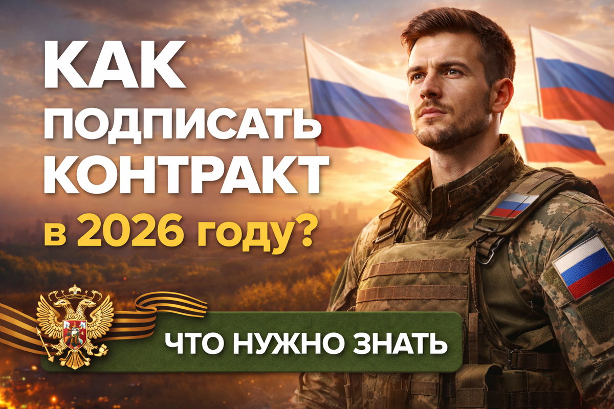 Как подписать контракт на СВО в 2026 году: шаги, требования и выплаты от 210 тыс. в месяц