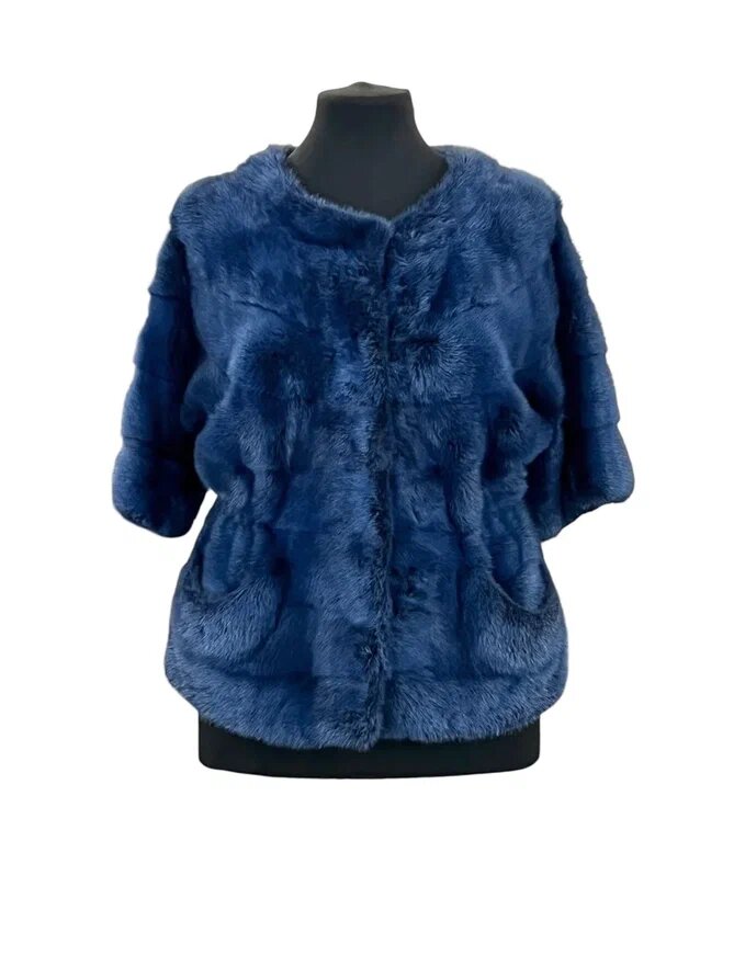 Реконструкция куртки из меха синей норки. Ателье Ирины Берзиной.