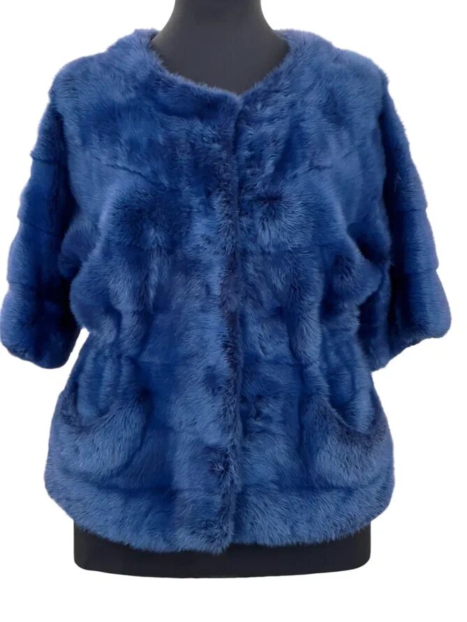 Реконструкция куртки из меха синей норки. Ателье Ирины Берзиной.