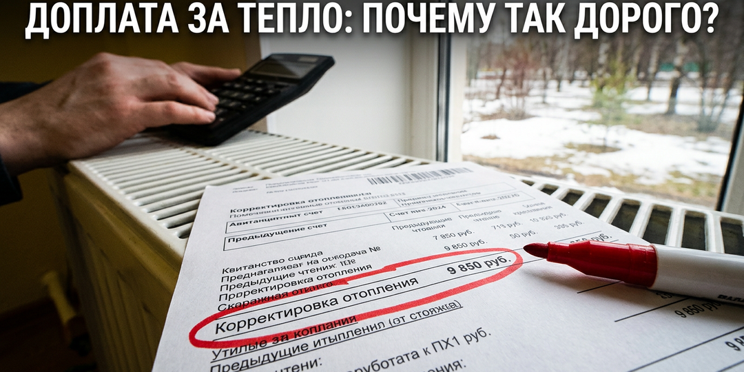 С 1 марта правила перерасчета за отопление меняются: почему жильцам придут квитанции с доплатой до 10 000 рублей