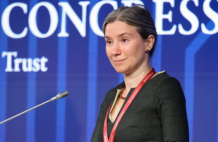    Екатерина Шульман (признана иноагентом в России).Анна Горбань/photo.roscongress.org