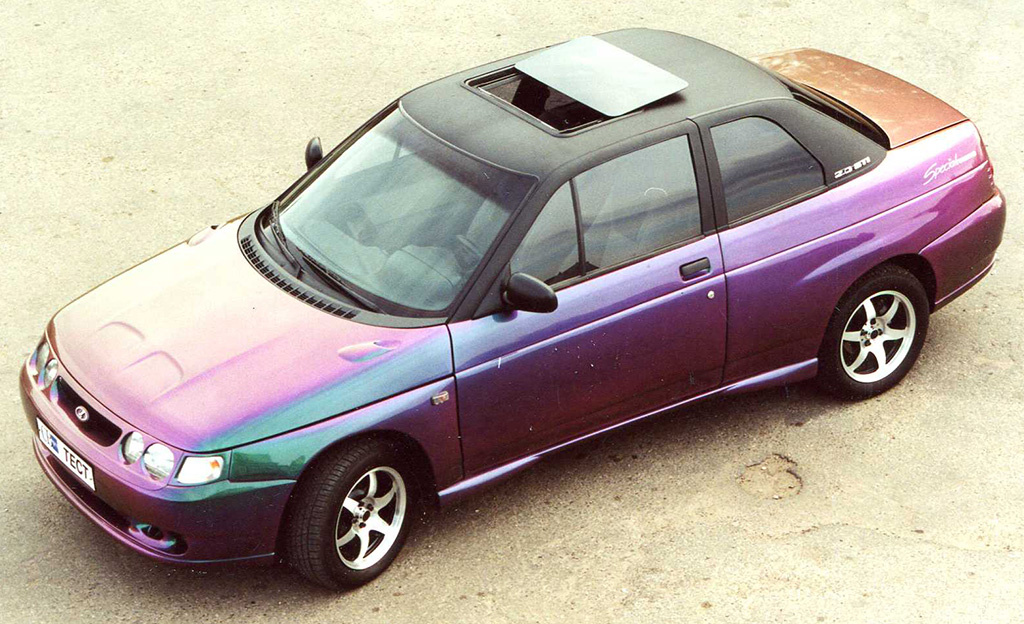 Редчайший двухдверный ВАЗ-21106 с двигателем Opel