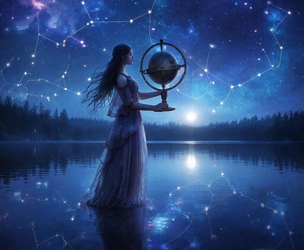 Астрология. Иллюстрация сгенерирована нейросетью