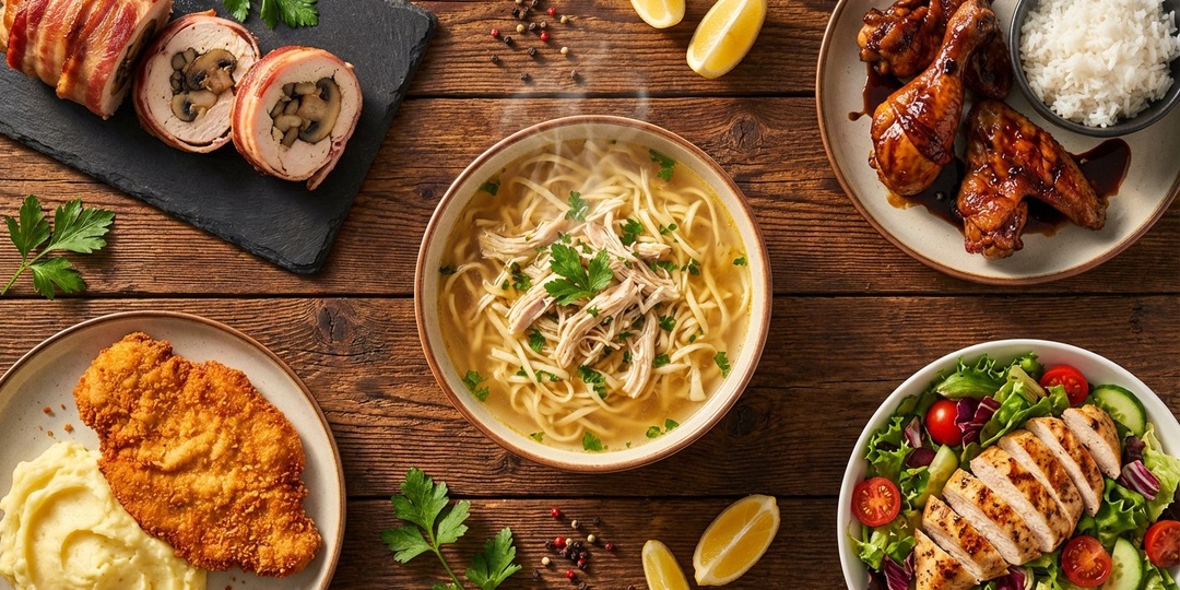 1 курица, 3 дня, 5 блюд: как накормить семью вкусно и без лишних трат. Меню на 3 дня.