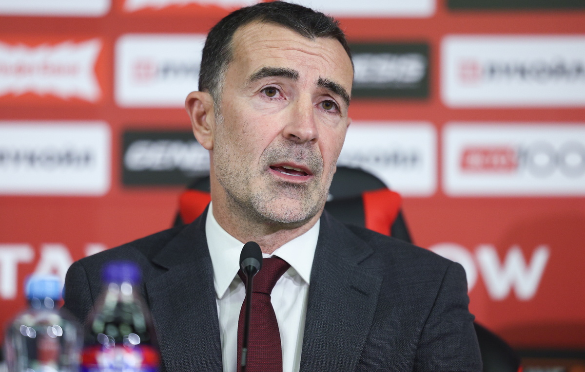    Главный тренер "Спартака" Хуан Карседо  Александр Щербак/ТАСС