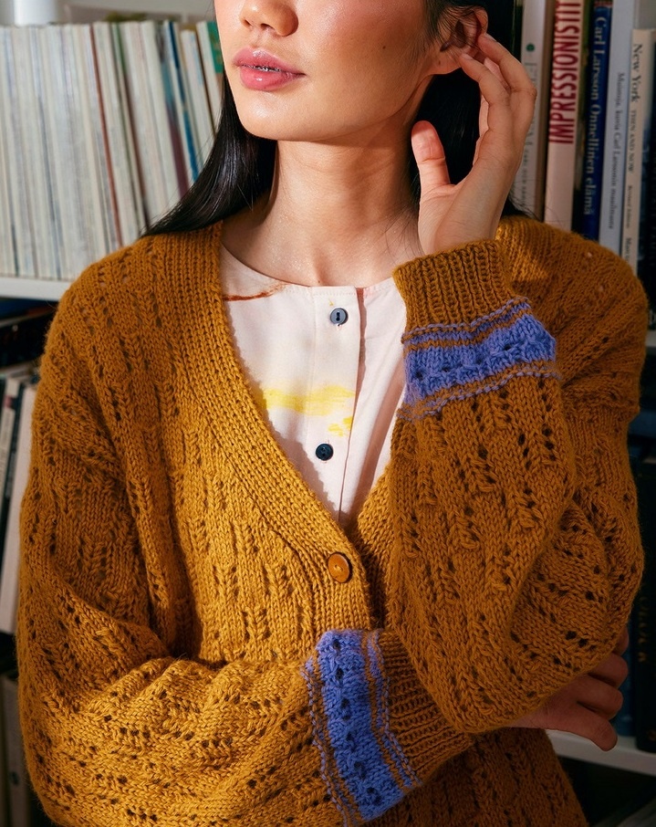 Модный кардиган. Фото источник: коллекция meillakotona.