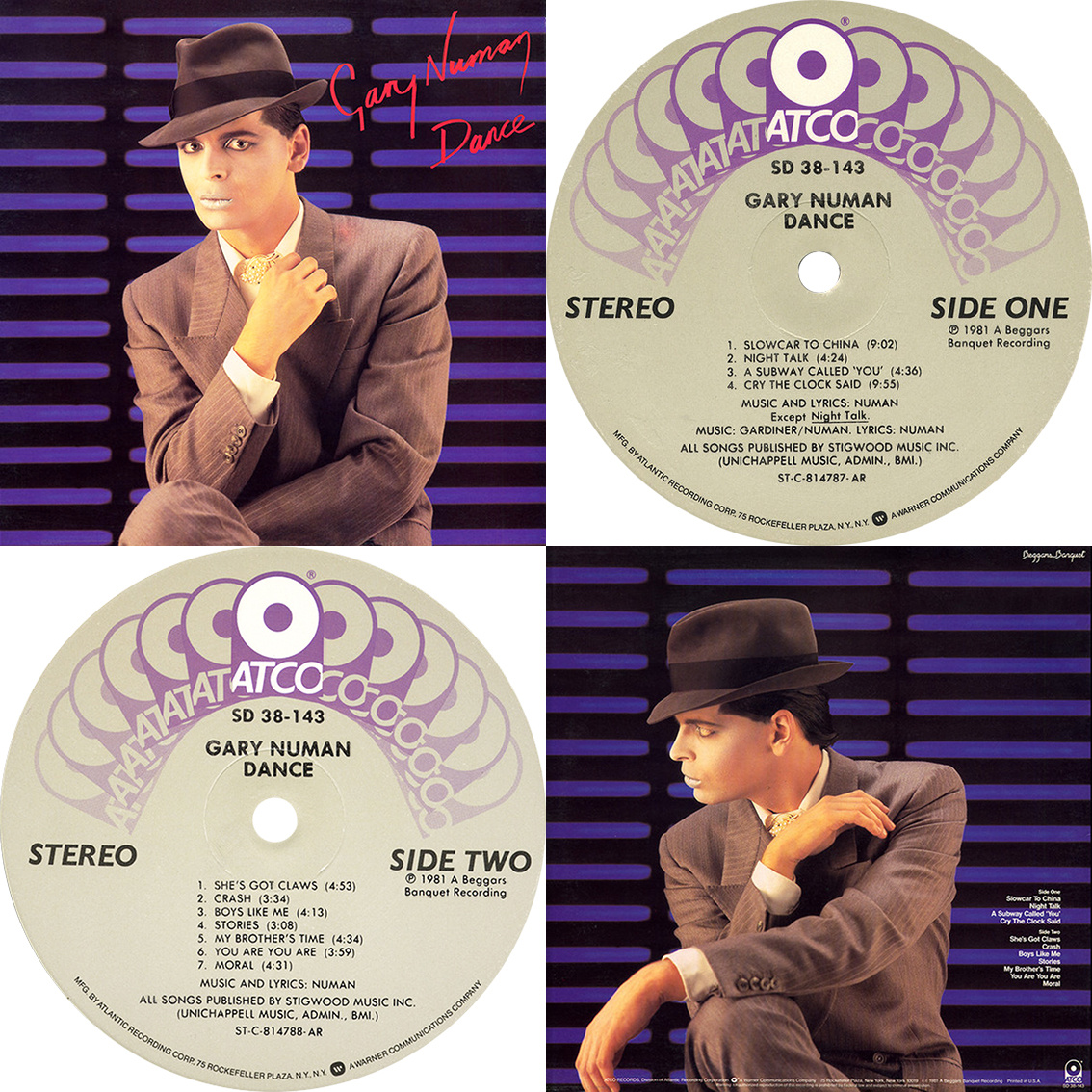 US, 1981 - ATCO Records – SD 38-143