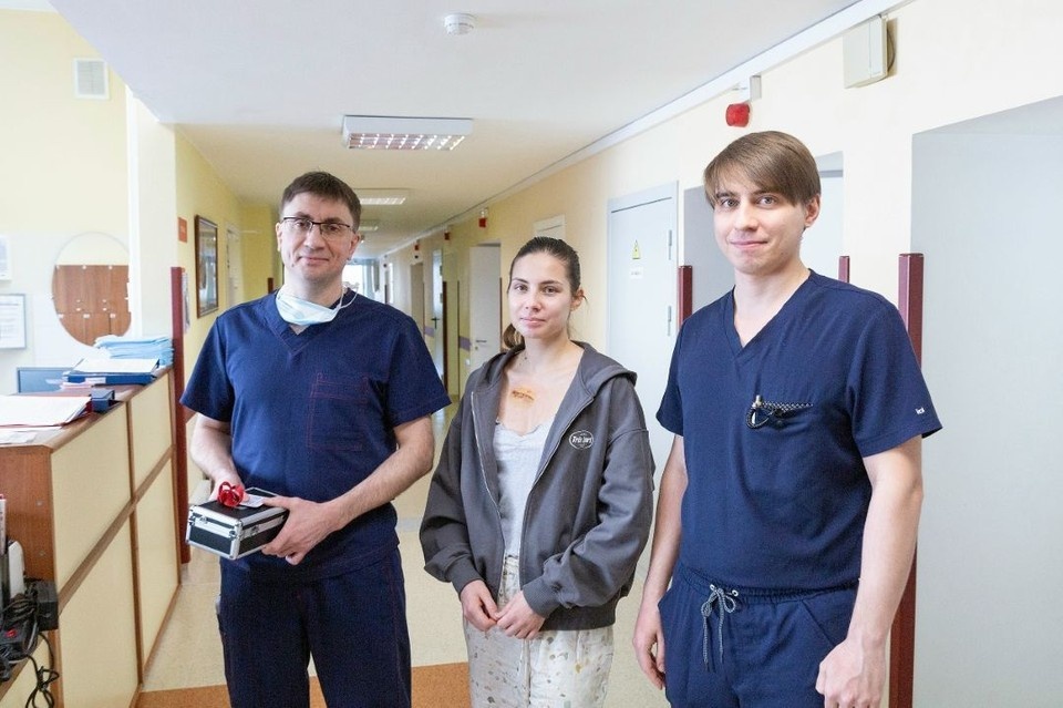 29-летняя Екатерина из Екатеринбурга годами жила с инфарктной кардиограммой. Фото: пресс-служба НМИЦ им. ак. Е. Н. Мешалкина.