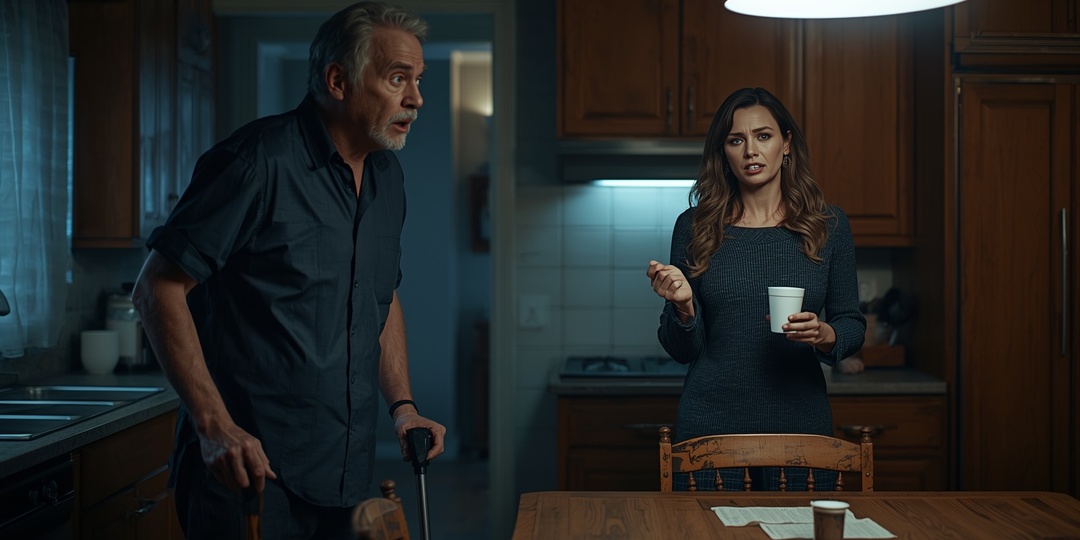 — Пока я лежал как овощ, ты развлекалась с другом моим? — грустно спросил он, глядя на жену…