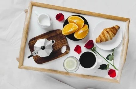 Французкий завтрак. Все просто и красиво.