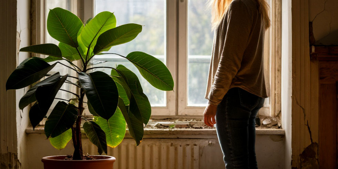 Затеяв генеральную уборку, пока муж в командировке, она случайно уронила цветочный горшок в его кабинете, а увидев что внутри...