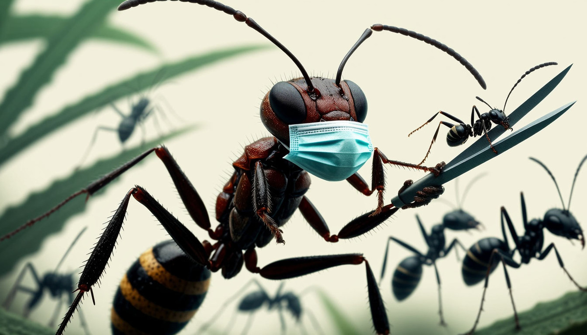 Муравьи хирурги: как насекомые ампутируют конечности сородичам, чтобы спасти их от инфекции