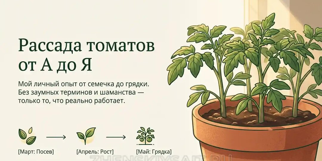 Рассада томатов от А до Я. Пошаговая инструкция от семечки до высадки на грядку