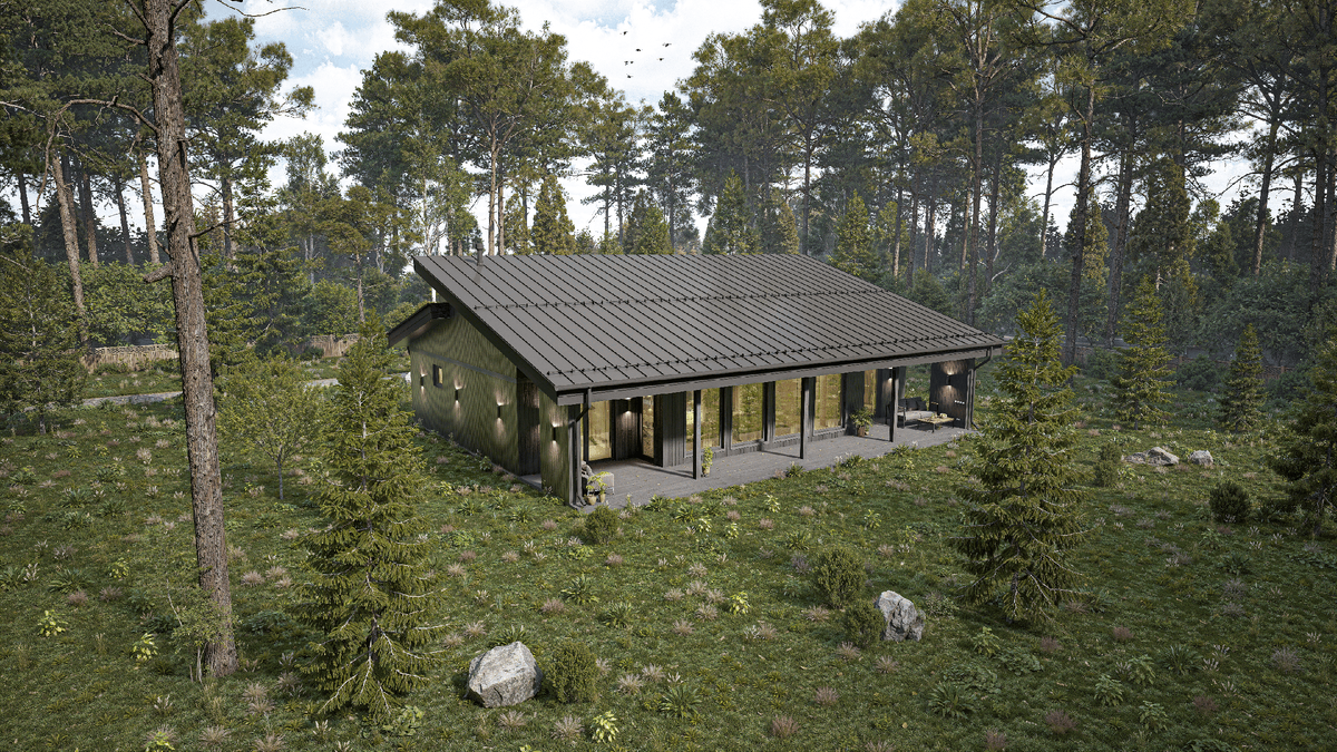 Префаб дом Мортен назван в честь Мортена Харкета