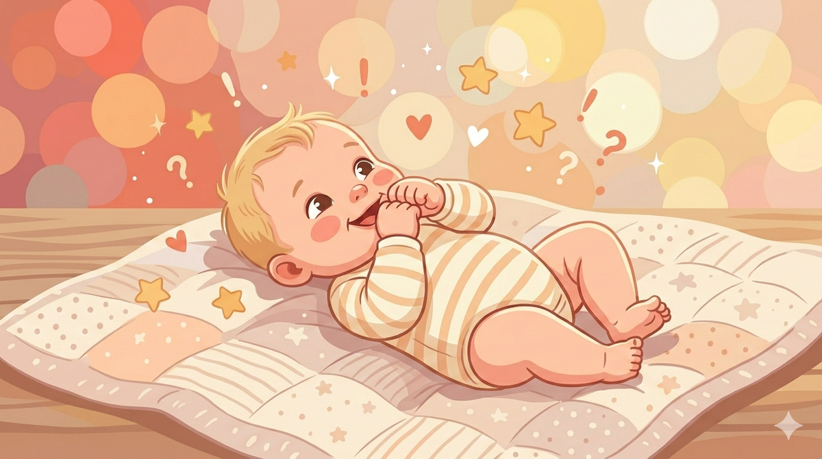 Ваш ребёнок старательно запихивает кулак в рот  и вы в панике, потому что его начинает рвать. Первая мысль: что-то не так. Но в большинстве случаев всё именно так, как и должно быть.