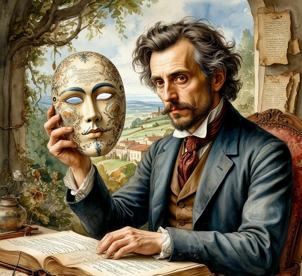 «Глупый псевдоним — далеко не самое страшное. Куда важнее то, что у тебя... в голове. А псевдоним — это маска, она может быть и дурацкой, практически клоунской», — Эдуард Севрус.