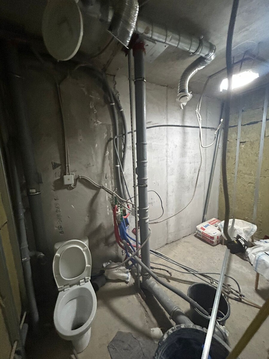 Санузел после домонтажа