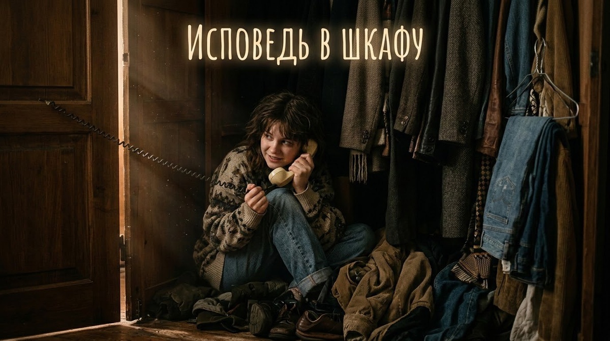 Психологическая драма о попытках утащить тугой скрученный провод домашнего телефона в коридор