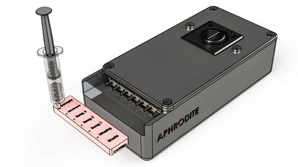 Анализатор APHRODITE. Рисунок: NASA