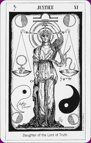 Правосудие (Герметическое Таро)
