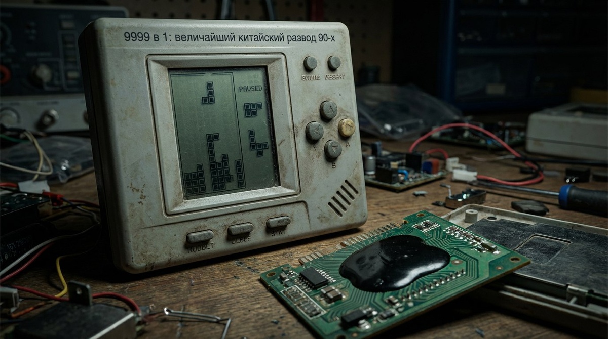 9999 в 1: величайший китайский развод 90-х  Препарируем тот самый серый «Тетрис».