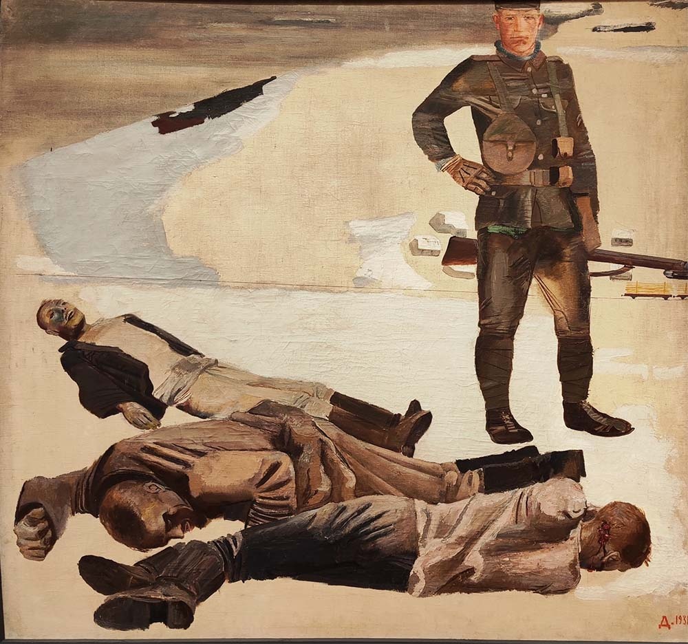 А.А. Дейнека. Наемник интервентов, 1931 г. / Пролистайте галерею кликом справа