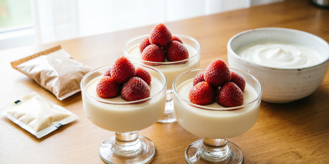 🍮 Итальянская панна-котта по-екатеринбургски: сметана, агар-агар и ваниль за 178 ₽.