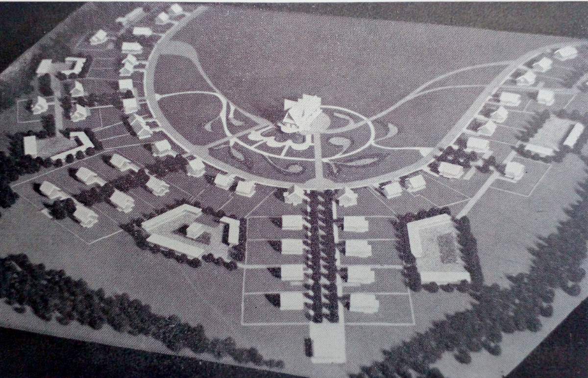 Рис. 2. Макет посёлка 