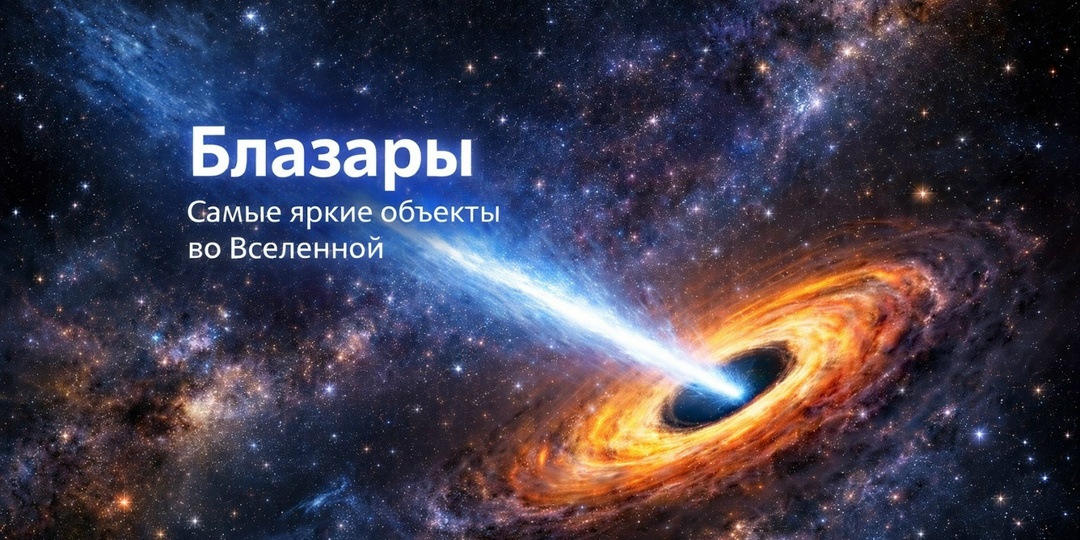 Блазары: самые яркие объекты во Вселенной.