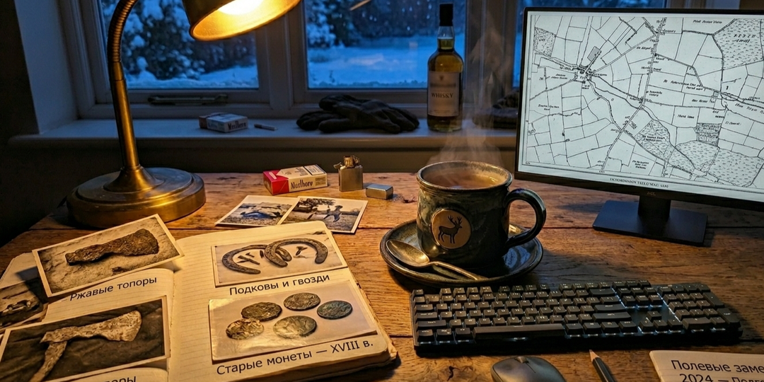 Пока за окном сугробы по колено, я вскрыл свой архив 2024 года: Находка на финском шурфе, истинный смысл которой я понял только сейчас