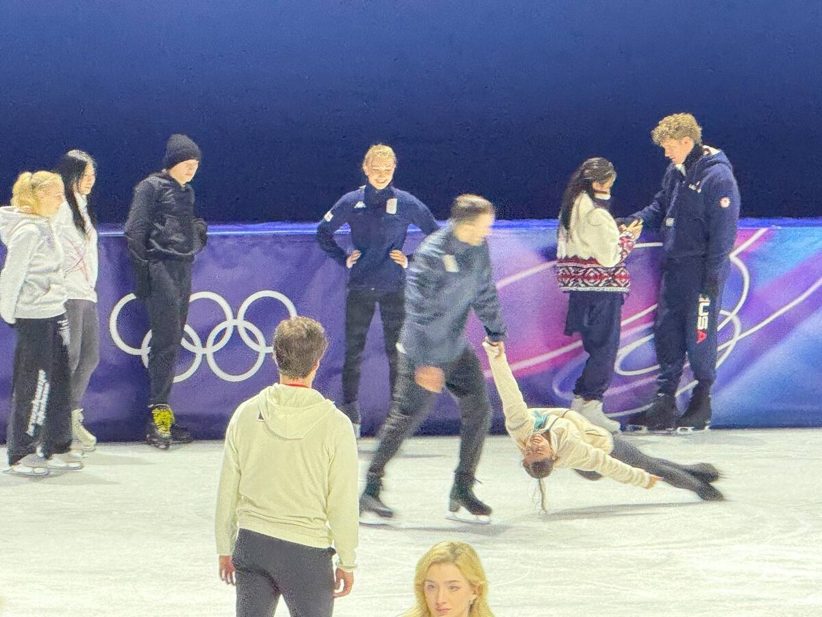 Аделия крутит тодес с Лукой Берулава