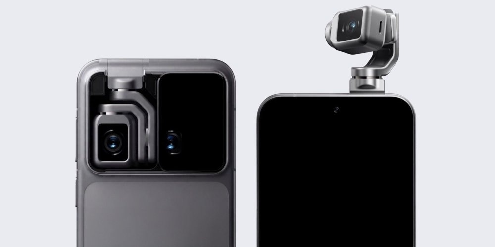    HONOR Robot Phone: смартфон с четырехосевым приводом камеры, которая двигается, поворачивается под любым углом, "следит" за человеком, стабилизирует видео и умеет реагировать на происходящее движениями. / Фото: HONOR