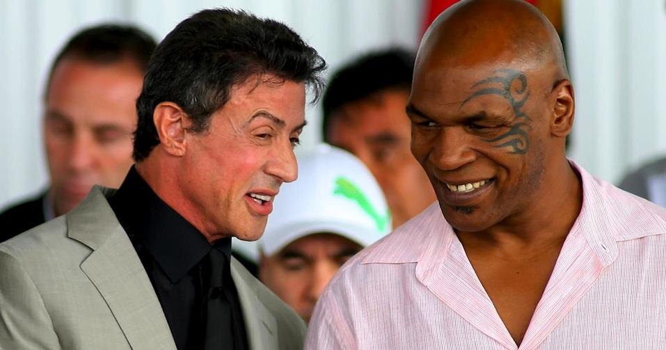 Сильвестр Сталлоне и Майк Тайсон