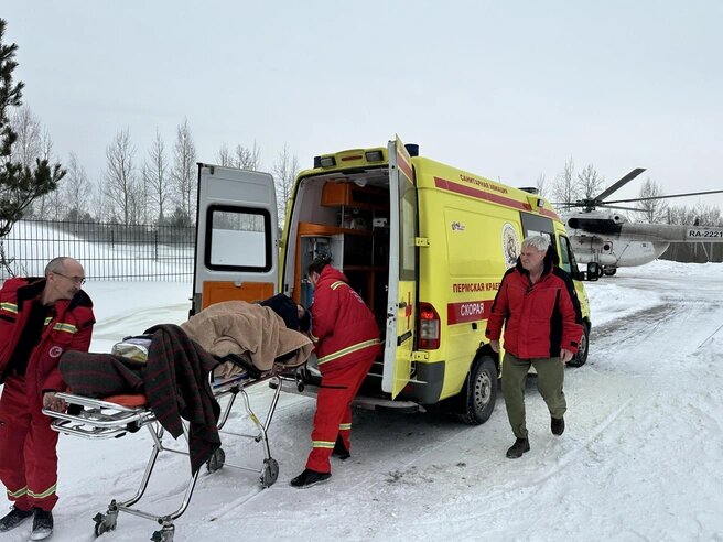 
Из-за тяжелого состояния Сергея эвакуировали из березниковской больницы в пермскуюФото: Минздрав Пермского края